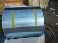 φύλλο αλουμινίου αργιλίου 0.105MM το εποξικό ντυμένο για το απόθεμα πτερυγίων έντυσε μπλε/χρυσός