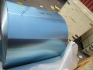 Μπλε, χρυσή εποξική, υδρόφιλη ντυμένη λουρίδα πτερυγίων αλουμινίου για το κλιματιστικό μηχάνημα 0.145mm πάχος