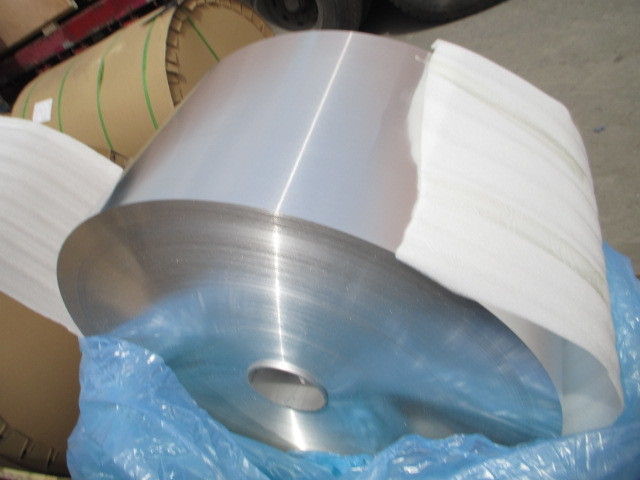 8011 κράμα, σαφές/γυμνό φύλλο αλουμινίου 0.095mm κλιματιστικών μηχανημάτων ιδιοσυγκρασίας H24 πάχος για το απόθεμα πτερυγίων